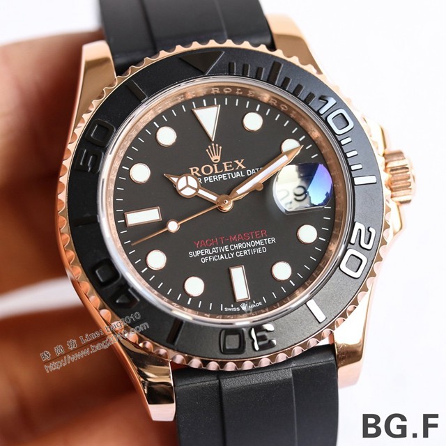 勞力士遊艇名仕手錶 金遊艇Rolex yacht Master 116695 Rolex複刻男士腕表  gjs1935